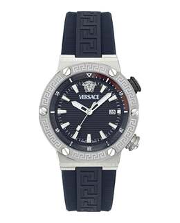 Часы мужские Versace, цвет blue/stainless steel/blue 7855136014396 | blue/stainless steel/blue