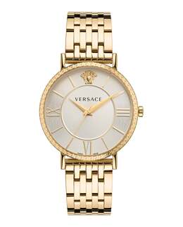 Часы V-Eternal Versace, золотой/золотой/серебряный 7927677550652 | gold/gold/silver