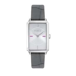 Женские часы Furla Diana с серебристым циферблатом из телячьей кожи, серый 6960932782140 | grey