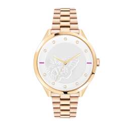 Женские часы Furla Metropolis с серебристым циферблатом из нержавеющей стали, золотой 6960931635260 | gold