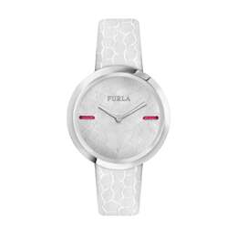 Женские часы Furla My Piper с белым циферблатом из нержавеющей стали из телячьей кожи 6960933601340 | white