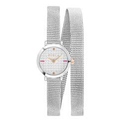 Женские часы Furla Vittoria с серебристым циферблатом из нержавеющей стали, золотой 6960932487228 | gold