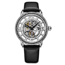 Часы женские Stuhrling, серебряный/черный 6541608714300 | silver/black