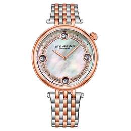 Часы женские Stuhrling, серебряный/розовый 6541609009212 | silver/rose