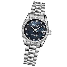 Часы женские Stuhrling, серебряный/черный 6541608321084 | silver/black