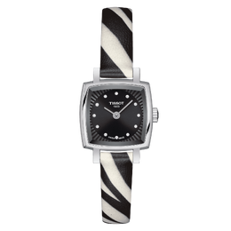 Женские кварцевые часы Tissot Lovely Summer 20 мм T0581091705600, черно-белый 7296029720636 | black and white