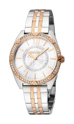 Часы женские Roberto Cavalli, цвет two tone silver & rose gold 7314999377980 | two tone silver & rose gold
