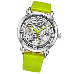 Часы женские Stuhrling, серебристый/зеленый 6541629816892 | silver/green