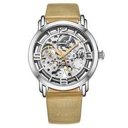 Часы женские Stuhrling, серебристый/кремовый 6541629816892 | silver/cream