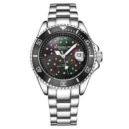 Часы женские Stuhrling, серебряный/черный 6541609238588 | silver/black