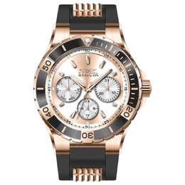 Женские кварцевые часы Invicta Aviator 38 мм, черный 7916312461372 | black