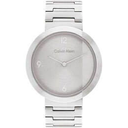 Часы Calvin Klein Unisex Eccentric 38 мм Quartz, серебряный 7916312494140 | silver