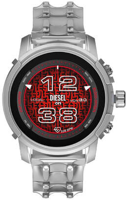 Мужские кварцевые часы Diesel Griffed 45,5 мм, серебряный 7916379537468 | silver