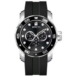 Invicta Мужские кварцевые часы Pro Diver 48 мм, черный 7916326453308 | black