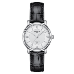 Женские автоматические часы Tissot Carson 30 мм, черный 7792841687100 | black