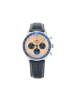 Pre-owned Breitling Navitimer II 29905676, 43mm Salmon Pink Round Face