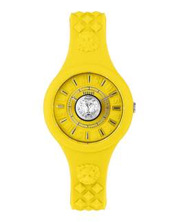 Силиконовые часы Fire Island Versus Versace, желтый/желтый/желтый 7632404545596 | yellow/yellow/yellow