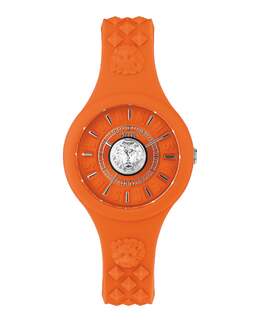 Силиконовые часы Fire Island Versus Versace, оранжевый/оранжевый/оранжевый 7625522020412 | orange/orange/orange