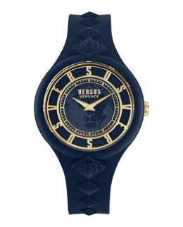 Часы с ремешком Fire Island Studs Versus Versace, синий/синий/синий 7632500686908 | blue/blue/blue