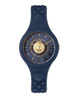 Силиконовые часы Fire Island Versus Versace, синий/синий/синий 7639781933116 | blue/blue/blue