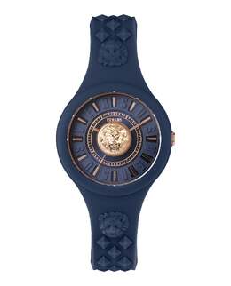 Силиконовые часы Fire Island Versus Versace, синий/синий/синий 7655393787964 | blue/blue/blue