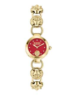 Часы Broadwood Versus Versace, золотой/золотой/красный 7860613251132 | gold/gold/red