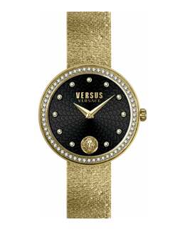 Часы Lea Crystal Versus Versace, золотой/золотой/черный 7860617642044 | gold/gold/black