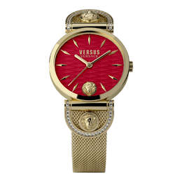 Часы Iseo Versus Versace, золотой/золотой/красный 7270294388796 | gold/gold/red