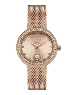 Часы Lea Crystal Versus Versace, розовый/розовый/розовый 7270275121212 | rosegold/rosegold/rosegold