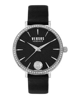 Часы с ремешком из кристаллов Mar Vista Versus Versace, цвет black/stainless steel/black 7802496090172 | black/stainless steel/black