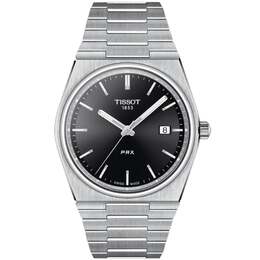 Мужские часы Tissot PRX с черным циферблатом 7880061255740 | black
