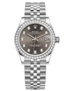 Rolex Datejust 31 with White Gold Bezel - Model M278384RBR-0010