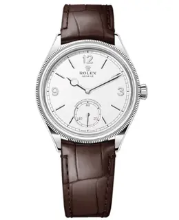 Brand New Authentic Rolex 1908 White Gold Men's Watch Model M52509-0006