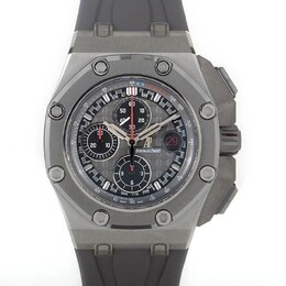 Pre-owned Audemars Piguet Royal Oak Offshore Michael Schumacher Chronograph Grey Dial Mens Watch 26568im.oo.a004ca.01
