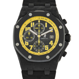 Pre-owned Audemars Piguet Royal Oak Offshore Chronograph Black Dial Mens Watch 26176fo.oo.d101cr.03