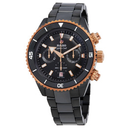 R32190153 RADO Captain Cook Chronograph Automatic Black Dial Watch