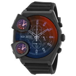 Diesel Sideshow Chronograph Quartz Black Dial Mens Watch DZ7474
