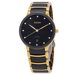 Rado Centrix Diamonds Black Dial Quartz Unisex Watch r30022742