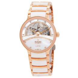 Rado Centrix Automatic Diamond White Mother of Pearl Dial Ladies Watch R30029932