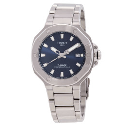 Tissot T-Race Powermatic 80 Automatic Blue Dial Mens Watch - Ref: T1418071104100