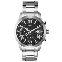 Часы наручные Guess с хронографом, серебристый gu152m012-d11