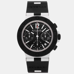 Bulgari Bulgari-Bulgari Aluminium Chronograph 103868 Automatic Aluminium Black Dial Men's Wristwatch 40mm 1149187