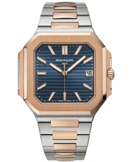 5821/1AR-001 Patek Philippe Cubitus Automatic Blue Dial Rose Gold Steel Men's Watch