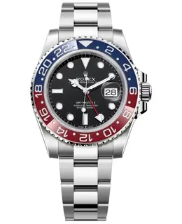 Rolex GMT Master II Black Dial Stainless Steel Men's Watch - Model M126710BLRO-0002