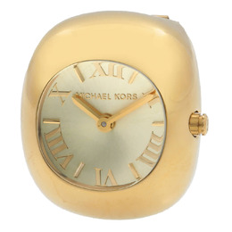 Michael Kors Rylee Quartz Gold Dial Ladies Ring Watch, mk4847