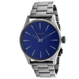 Nixon Sentry 38 SS Quartz Blue Dial Mens Watch A450-2065