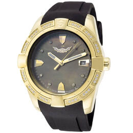 ISW Classic Quartz Diamond Black Dial Ladies Watch isw-1008-13