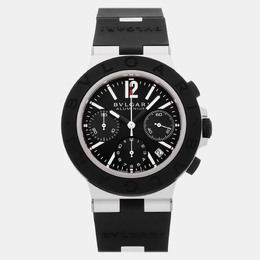 Bulgari Bulgari-Bulgari Aluminium Chronograph 103868 Automatic Aluminium Black Dial Men's Wristwatch 40mm 1148735