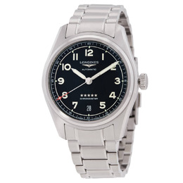 Longines Spirit Automatic Chronometer Black Dial Mens Watch L3.410.4.53.6