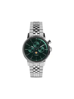 Timex Marlin 40mm Stainless Steel Case, Dark Green Dial with Index and Sword Hands